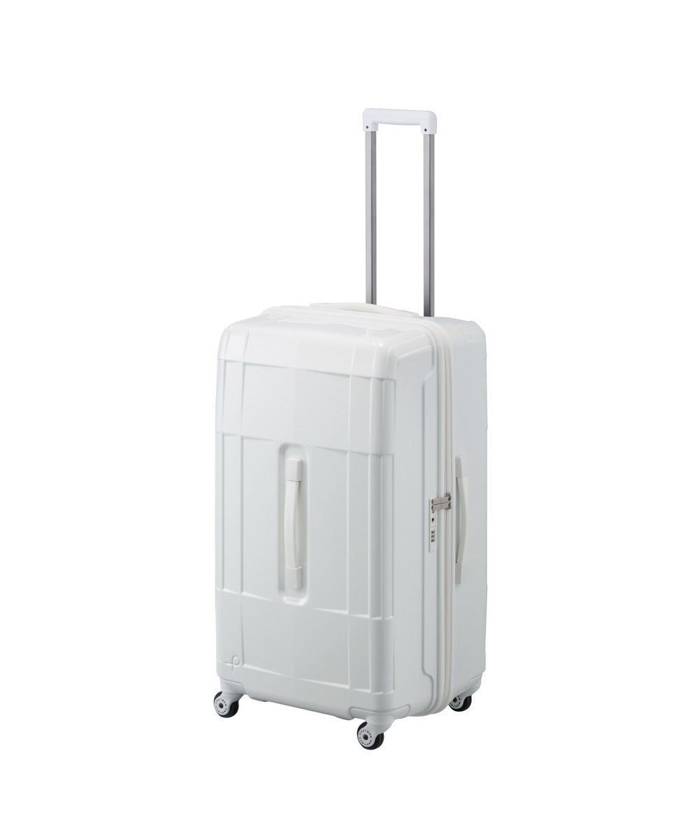【エースバッグズアンドラゲッジ/ACE BAGS & LUGGAGE】のProteca スタリアCXR スーツケース 101L 02355 プロテカ 日本製 インテリア・キッズ・メンズ・レディースファッション・服の通販 founy(ファニー) 　ファッション　Fashion　レディースファッション　Fashion for Women　スーツ　Business Suits & Workwear　軽量　Lightweight, Ultra Light　スタイリッシュ　Stylish, Fashionable　なめらか　Smooth, Silky Texture　新作・新入荷　New Arrivals / New In　日本製　Made In Japan　旅行　Travel　スーツケース キャリーケース　Suitcase / Carry Case　ホワイト|ID: prp329100004686764 ipo3291000000033843337