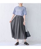 【エニー/ANY】の【大好評につき新色追加!/洗濯機可/ウエストゴム/撥水】シャンブレーライクフレアスカート グレー|ID: prp329100004686775 ipo3291000000033843373