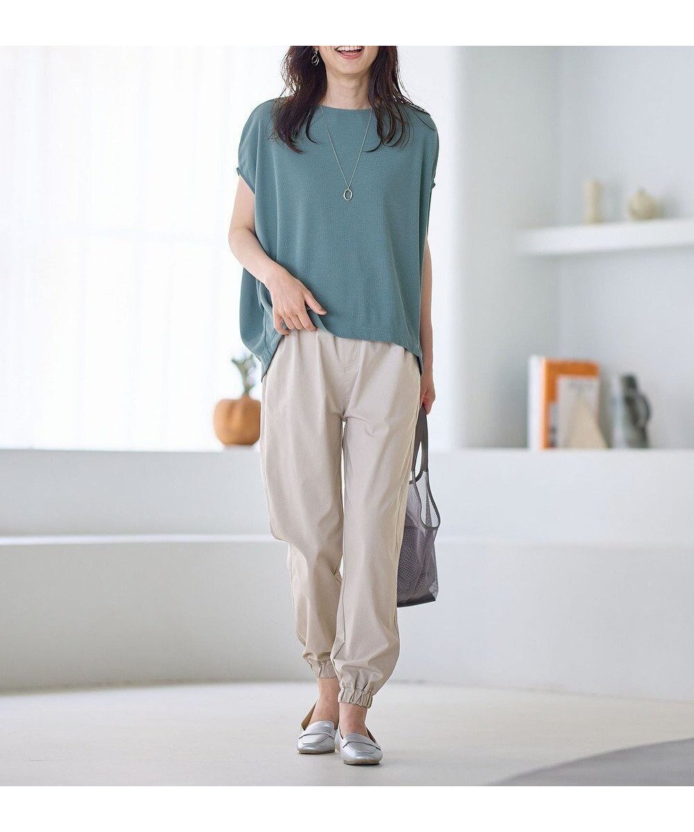 【エニー/ANY】の【洗濯機可/ストレッチ/ウエストゴム/UVカット】大人の7daysジョガーパンツ インテリア・キッズ・メンズ・レディースファッション・服の通販 founy(ファニー) 　ファッション　Fashion　レディースファッション　Fashion for Women　パンツ　Pants & Trousers　おすすめ　Recommended / Our Picks　サンダル　Sandals, Summer Shoes　シューズ　Shoes, Footwear　ストレッチ　Stretch, Stretchy Fabric　フラット　Flat, Flat Shoes　夏　Summer　春　Spring　S/S・春夏　SS, Spring/Summer, Warm Season　ライトグレー|ID: prp329100004686780 ipo3291000000033843396