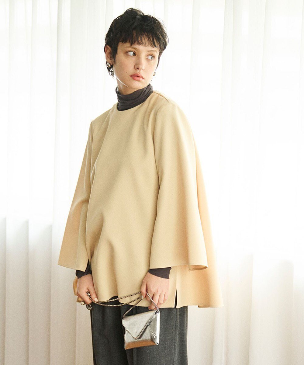 【ハッシュニュアンス/#Newans】の【マシンウォッシャブル】ファスナースリットAラインブラウス 人気、トレンドファッション・服の通販 founy(ファニー) 　ファッション　Fashion　レディースファッション　Fashion for Women　トップス・カットソー　Cut & Sew Tops　シャツ・ブラウス・オフィスカジュアル　Elegant Blouses & Button-Ups　シンプル　Simple, Minimal　スリット　Slit, Slit Detail　タートルネック　Turtleneck, High Neck　パターン　Pattern, Design Print　エレガント 上品　Elegant　A/W・秋冬　Autumn/Winter　 other-1|ID: prp329100004686791 ipo3291000000034674673