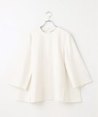 【ハッシュニュアンス/#Newans】の【マシンウォッシャブル】ファスナースリットAラインブラウス ホワイト|ID: prp329100004686791 ipo3291000000034674675