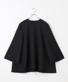 【ハッシュニュアンス/#Newans】の【マシンウォッシャブル】ファスナースリットAラインブラウス ブラック|ID: prp329100004686791 ipo3291000000034674676