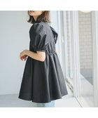 【ハッシュニュアンス/#Newans】の【ANSWER for 骨格ウェーブ】フリルカラーパフスリーブチュニック ブラック系|ID: prp329100004686795 ipo3291000000034366551