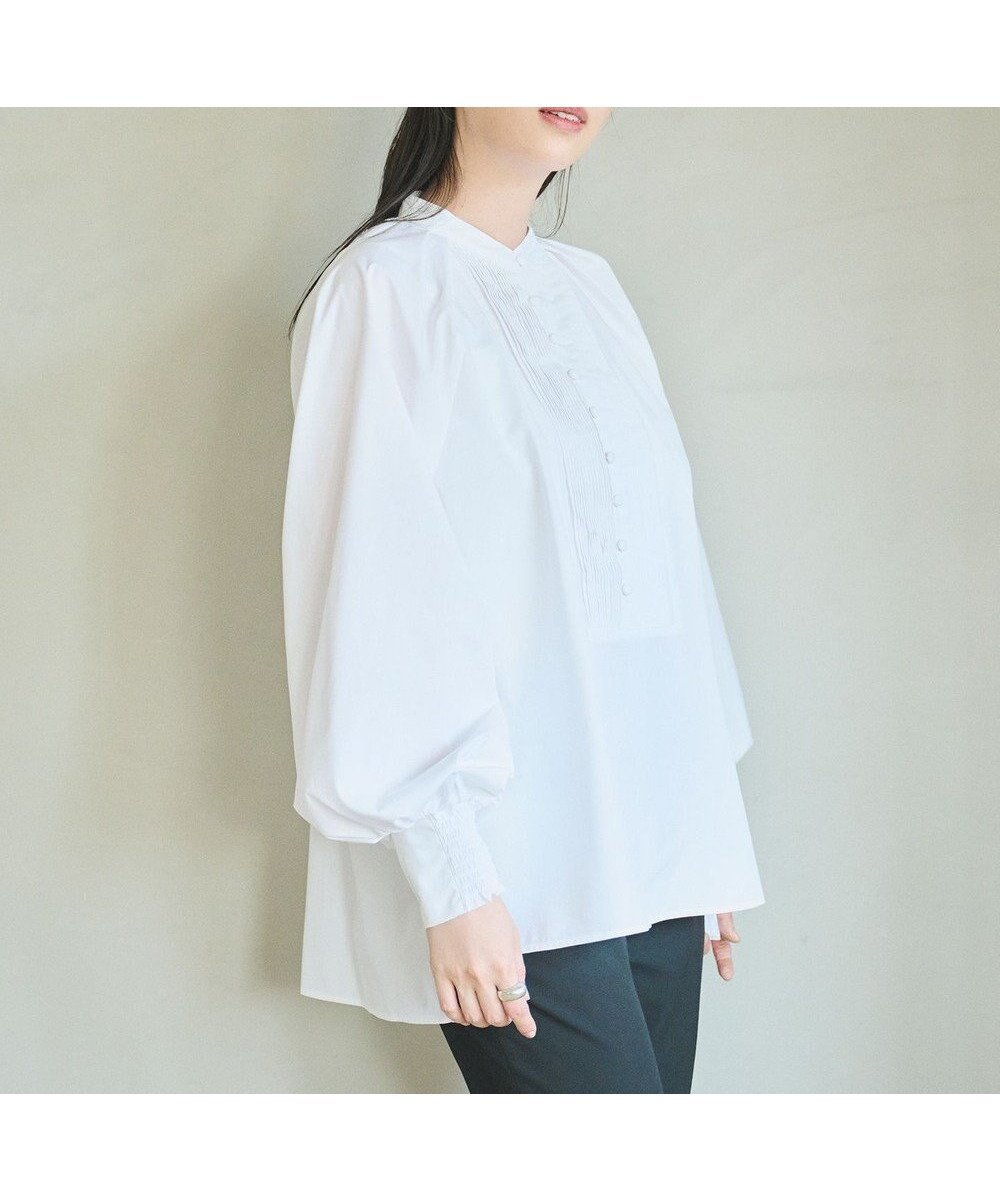 【ハッシュニュアンス/#Newans】の【アイロンいらず】ロングピンタックブラウス 人気、トレンドファッション・服の通販 founy(ファニー) ファッション Fashion レディースファッション Fashion for Women トップス・カットソー Cut & Sew Tops シャツ・ブラウス・オフィスカジュアル Elegant Blouses & Button-Ups シンプル Simple, Minimal スリット Slit, Slit Detail スリーブ Sleeve, Long Sleeve / Short Sleeve トレンド Trend, Trending Now エレガント 上品 Elegant 夏 Summer S/S・春夏 SS, Spring/Summer, Warm Season 洗える Machine Washable A/W・秋冬 Autumn/Winter other-1|ID: prp329100004686796 ipo3291000000034778970