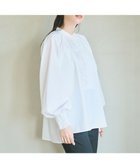 【ハッシュニュアンス/#Newans】の【アイロンいらず】ロングピンタックブラウス ホワイト|ID: prp329100004686796 ipo3291000000034778971