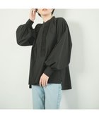 【ハッシュニュアンス/#Newans】の【アイロンいらず】ロングピンタックブラウス ブラック|ID: prp329100004686796 ipo3291000000034778972