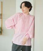 【ハッシュニュアンス/#Newans】の【アイロンいらず】ロングピンタックブラウス ピンク|ID: prp329100004686796 ipo3291000000034778973