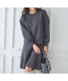 【フェルゥ/Feroux】の【洗える・セットアイテム】バックリボンダンボール セットアップ グレー系|ID: prp329100004686803 ipo3291000000034202578