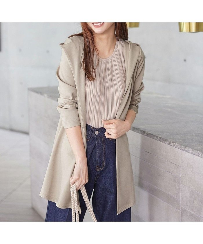 【ティアクラッセ/Tiaclasse】の【洗える】ポンチフードカーディガン インテリア・キッズ・メンズ・レディースファッション・服の通販 founy(ファニー) https://founy.com/ ファッション Fashion レディースファッション Fashion for Women トップス・カットソー Cut & Sew Tops カーディガン・羽織り Layered Style Cardigans アクセサリー Fashion Accessories ウォッシャブル Machine Washable 春 Spring 洗える Machine Washable 秋 Autumn カーディガン Cardigan, Knitwear チュニック Tunic, Long Top トッパー Topper, Light Cardigan パーカー Hoodie, Parka フレア Flare, Flared ポケット Pocket, Pocket Detail 冬 Winter / This Winter S/S・春夏 SS, Spring/Summer, Warm Season 再入荷 Restock / Back in Stock 夏 Summer 新作・新入荷 New Arrivals / New In |ID: prp329100004686829 ipo3291000000036244783