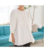 【エニー/ANY】の【洗濯機可能】サッカーパフスリーブブラウス オフ|ID: prp329100004686843 ipo3291000000034178355