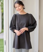 【エニー/ANY】の【洗濯機可能】サッカーパフスリーブブラウス ブラック|ID: prp329100004686843 ipo3291000000034178357