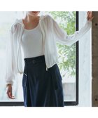 【エニィ スィス/any SiS】の【接触冷感】シアー パーカー アイボリー|ID: prp329100004686845 ipo3291000000034311682