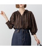 【23区/NIJYUSANKU】の【先行予約/WEB 一部店舗限定】ブロックチェック フリル ブラウス 人気、トレンドファッション・服の通販 founy(ファニー) ファッション Fashion レディースファッション Fashion for Women トップス・カットソー Cut & Sew Tops シャツ・ブラウス・オフィスカジュアル Elegant Blouses & Button-Ups 秋 Autumn カフス Cuff Design ギャザー Gathered, Ruffled クラシック Classic, Timeless Style 今季 This Season, Current Season シャーリング Shirring, Ruched チェック Check, Plaid, Tartan トレンド Trend, Trending Now フリル Frill, Ruffle ブロック Block, Solid Block Pattern リボン Ribbon, Bow リュクス Luxury, Elegant, High-End, Chic A/W・秋冬 Autumn/Winter 新作・新入荷 New Arrivals / New In おすすめ Recommended / Our Picks 夏 Summer 2025年 2025 2025-2026秋冬・A/W Autumn/Winter 2025–26 AW25–26 thumbnail ブラウンチェック|ID: prp329100004686863 ipo3291000000033843906