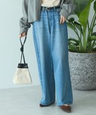 【アメリカンホリック/AMERICAN HOLIC】のワイドデニム【WEB限定サイズ有り】 Light Indigo|ID: prp329100004686870 ipo3291000000035608557