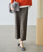 【自由区/JIYU-KU】のTRギャバ裏起毛チェック柄ワイド パンツ ブラウン系チェック|ID: prp329100004686887 ipo3291000000034475496