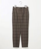 【自由区/JIYU-KU】のTRギャバ裏起毛チェック柄テーパード パンツ ブラウン系チェック|ID: prp329100004686894 ipo3291000000033844118