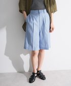 【グリーンパークス/Green Parks】の・ELENCARE DUE ストライプショートパンツ Sax Blue|ID: prp329100004686897 ipo3291000000033844137