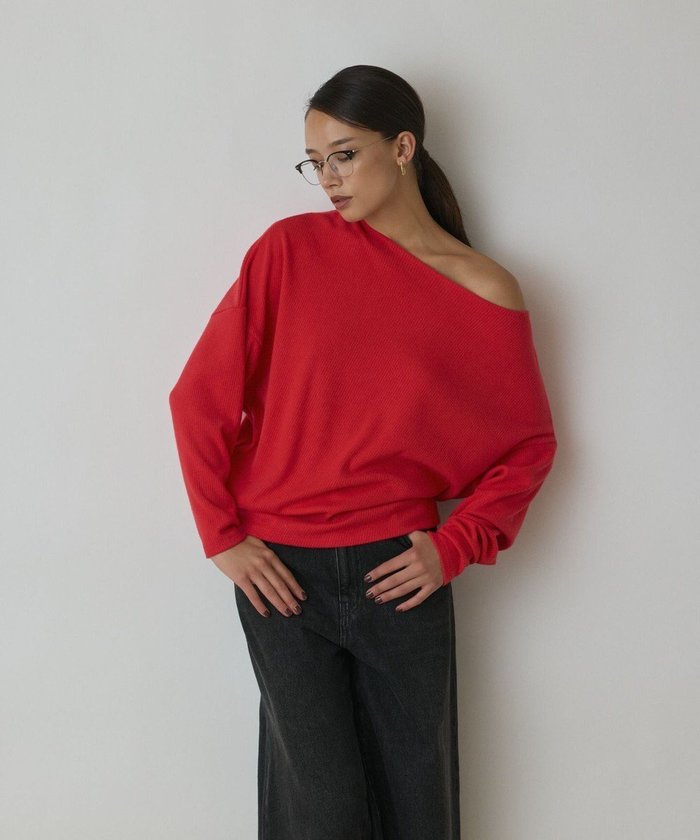 【グレース コンチネンタル/GRACE CONTINENTAL】のアシメテレコカットトップ インテリア・キッズ・メンズ・レディースファッション・服の通販 founy(ファニー) https://founy.com/ ファッション Fashion レディースファッション Fashion for Women トップス・カットソー Cut & Sew Tops シャツ・ブラウス・オフィスカジュアル Elegant Blouses & Button-Ups ロングTシャツ・Tシャツ Longline T-Shirts & Tees カットソー・ベーシックTシャツ Cut-and-Sewn Tops / Stretch Tees & Basics 新作・新入荷 New Arrivals / New In アシンメトリー Asymmetrical Style カットソー Cut and Sewn Top シンプル Simple, Minimal スリーブ Sleeve, Long Sleeve / Short Sleeve テレコ Ribbed, Rib Stitch ドレープ Drape, Draping Fabric ヘムライン Hemline, Bottom Cut ランダム Random, Irregular 秋 Autumn A/W・秋冬 Autumn/Winter |ID: prp329100004686899 ipo3291000000033844150