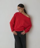 【グレース コンチネンタル/GRACE CONTINENTAL】のアシメテレコカットトップ レッド|ID: prp329100004686899 ipo3291000000033844151