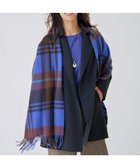 【ジェイ プレス/J.PRESS】のカシミヤチェック マフラー ブルー系|ID: prp329100004686902 ipo3291000000035626245