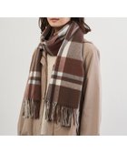 【ジェイ プレス/J.PRESS】のカシミヤチェック マフラー ダークブラウン系|ID: prp329100004686902 ipo3291000000035626249