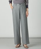 【ジェイ プレス/J.PRESS】の【洗える】シャンブレー2wayストレッチ ワイド ストレート パンツ ライトグレー系|ID: prp329100004686905 ipo3291000000033844209
