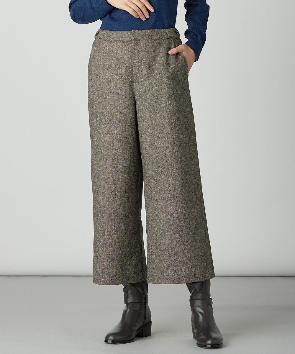 【ジェイ プレス/J.PRESS】のラメツイード クロップド パンツ 人気、トレンドファッション・服の通販 founy(ファニー) 　ファッション　Fashion　レディースファッション　Fashion for Women　パンツ　Pants & Trousers　ウォーム　Warm Fabric　秋　Autumn　クロップド　Cropped, Short Length　ショート　Short, Short Length　ストレート　Straight, Straight Cut　ツイード　Twill, Twill Weave　バランス　Balance, Style Balance　ミックス　Mix, Mixed Style　ワイド　Wide, Wide Fit　A/W・秋冬　Autumn/Winter　 other-1|ID: prp329100004686910 ipo3291000000033844229