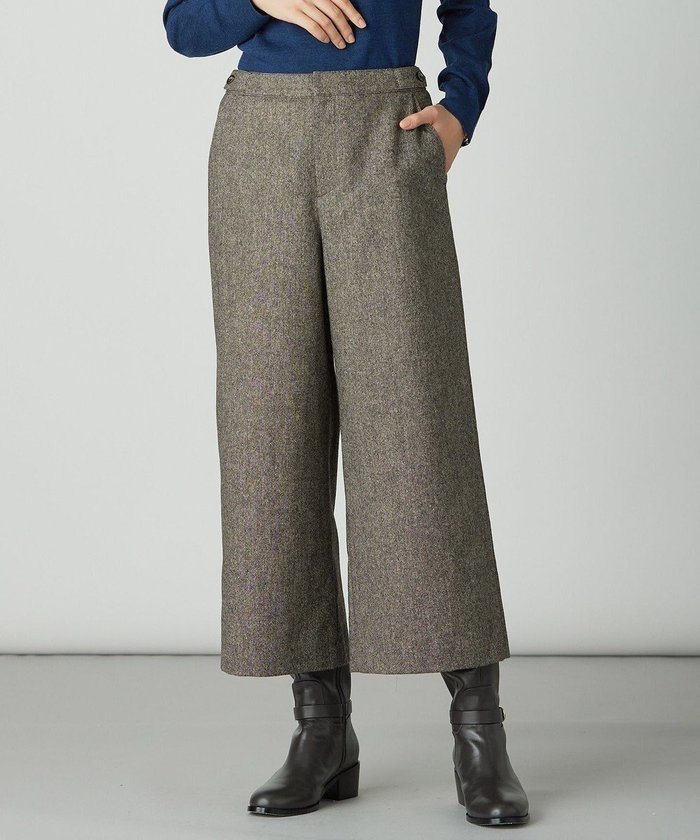 【ジェイ プレス/J.PRESS】のラメツイード クロップド パンツ インテリア・キッズ・メンズ・レディースファッション・服の通販 founy(ファニー) https://founy.com/ ファッション Fashion レディースファッション Fashion for Women パンツ Pants & Trousers ウォーム Warm Fabric 秋 Autumn クロップド Cropped, Short Length ショート Short, Short Length ストレート Straight, Straight Cut ツイード Twill, Twill Weave バランス Balance, Style Balance ミックス Mix, Mixed Style ワイド Wide, Wide Fit A/W・秋冬 Autumn/Winter |ID: prp329100004686910 ipo3291000000034189204