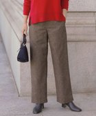 【ジェイ プレス/J.PRESS】のラメツイード セミワイド パンツ ブラウン系|ID: prp329100004686912 ipo3291000000034426628