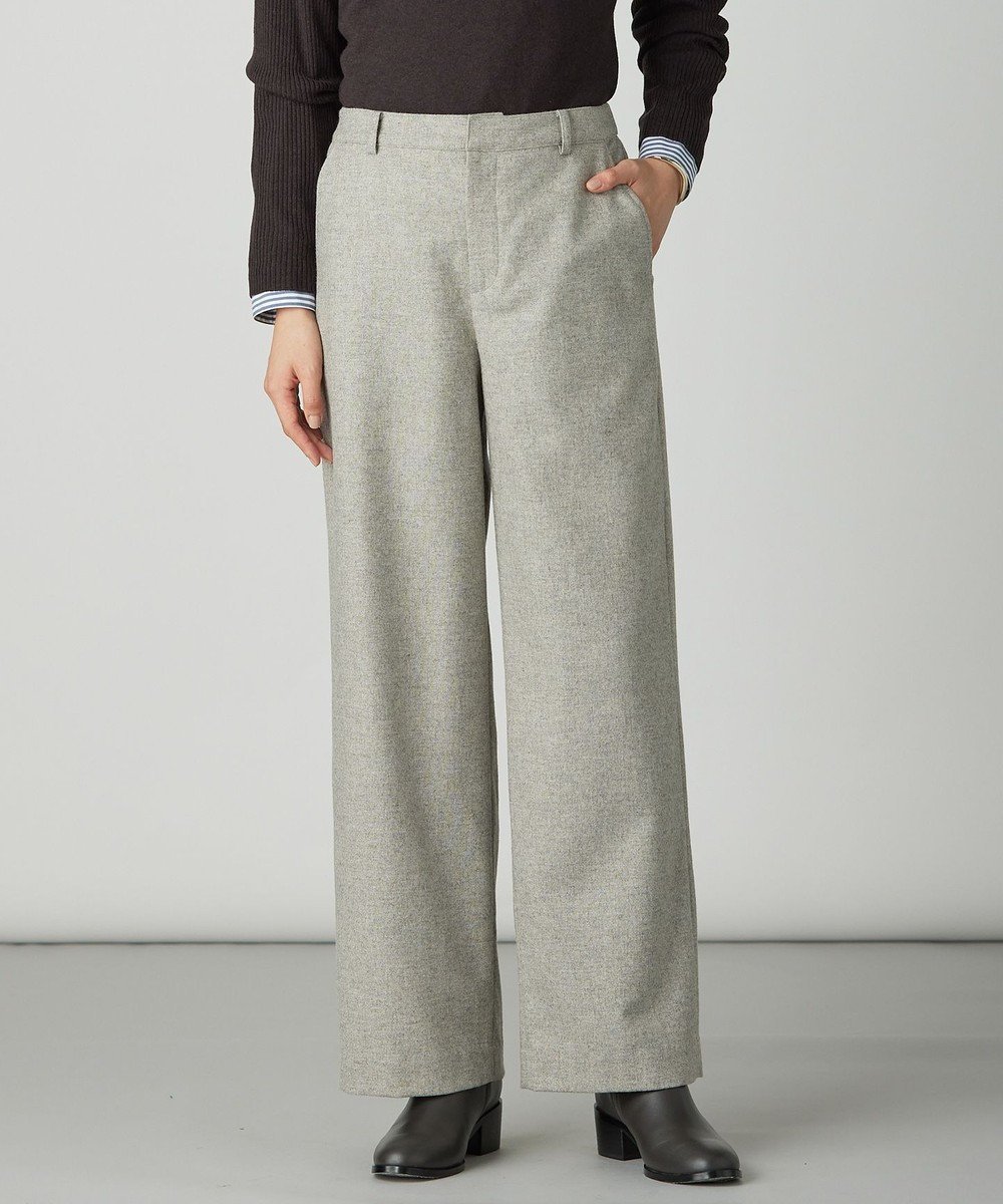 【ジェイ プレス/J.PRESS】のラメツイード セミワイド パンツ インテリア・キッズ・メンズ・レディースファッション・服の通販 founy(ファニー) 　ファッション　Fashion　レディースファッション　Fashion for Women　パンツ　Pants & Trousers　ウォーム　Warm Fabric　コンパクト　Compact, Small Size　スラックス　Slacks, Dress Pants　ツイード　Twill, Twill Weave　バランス　Balance, Style Balance　ミックス　Mix, Mixed Style　リラックス　Relax, Relaxed Fit　ワイド　Wide, Wide Fit　A/W・秋冬　Autumn/Winter　ベージュ系|ID: prp329100004686912 ipo3291000000035608141