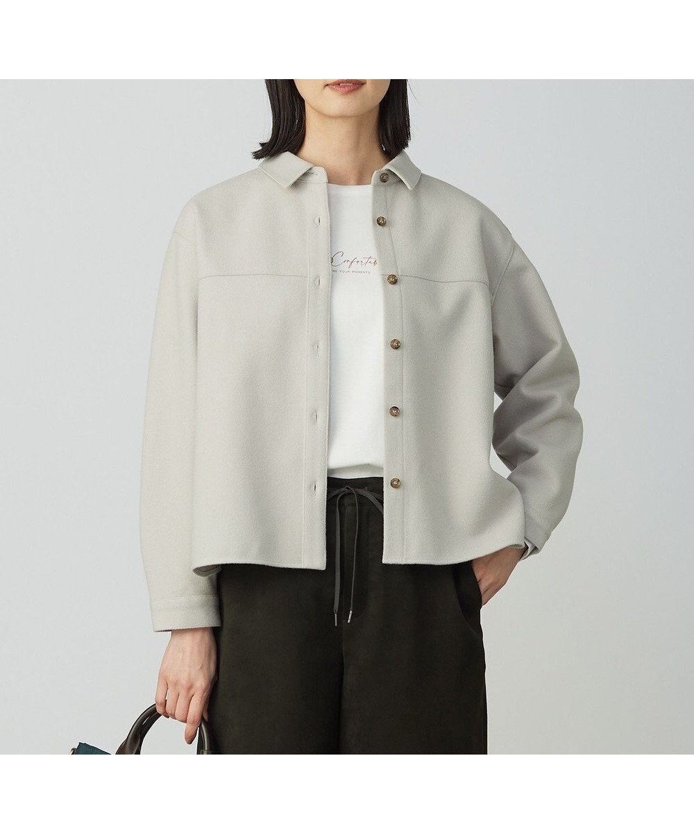 【ジェイ プレス/J.PRESS】の【洗える】メルトンジャージー シャツ 人気、トレンドファッション・服の通販 founy(ファニー) 　ファッション　Fashion　レディースファッション　Fashion for Women　トップス・カットソー　Cut & Sew Tops　シャツ・ブラウス・オフィスカジュアル　Elegant Blouses & Button-Ups　ロングTシャツ・Tシャツ　Longline T-Shirts & Tees　カットソー・ベーシックTシャツ　Cut-and-Sewn Tops / Stretch Tees & Basics　オレンジ　Orange　カットソー　Cut and Sewn Top　メルトン　Melton, Heavy Wool　ヨーク　Yoke, Yoke Design　洗える　Machine Washable　A/W・秋冬　Autumn/Winter　 other-1|ID: prp329100004686913 ipo3291000000033844254