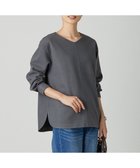 【ジェイ プレス/J.PRESS】の【洗える】メルトンジャージー Vネック カットソー スレート系|ID: prp329100004686914 ipo3291000000033844276