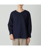 【ジェイ プレス/J.PRESS】のメルトンジャージー Vネック カットソー ネイビー系|ID: prp329100004686914 ipo3291000000035427007