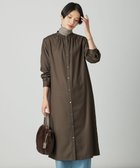 【ジェイ プレス/J.PRESS】の【洗える・UVケア】ギャバストレッチ ワンピース ダークブラウン系|ID: prp329100004686916 ipo3291000000033844295