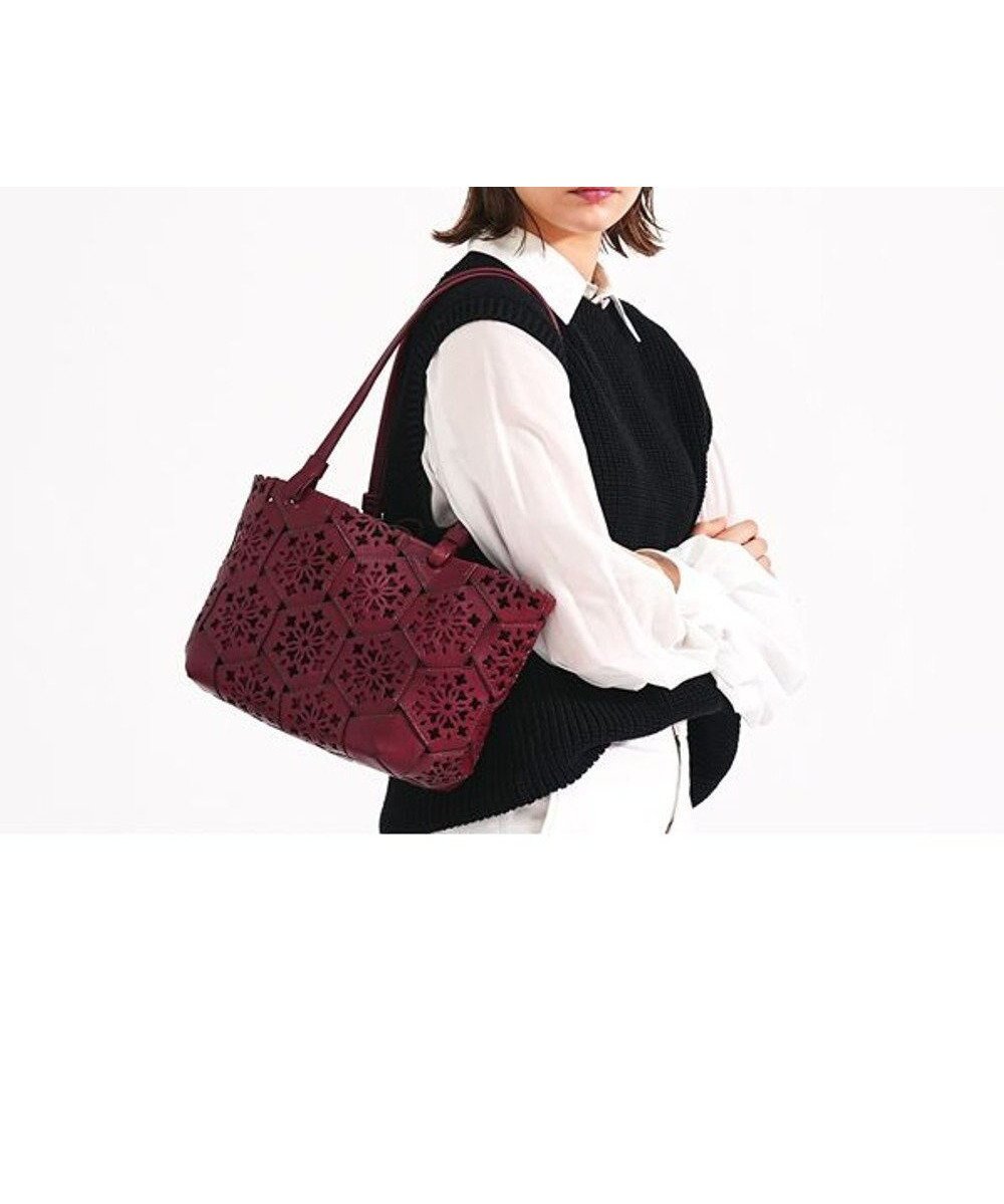 【ゲンテン/genten】のカレイド トートバッグ インテリア・キッズ・メンズ・レディースファッション・服の通販 founy(ファニー) 　ファッション　Fashion　レディースファッション　Fashion for Women　バッグ　Bags　イタリア　Italy　フランス　France, French　ワーク　Workwear, Utility Style　巾着　Drawstring Bag, Kinchaku　ワイン|ID: prp329100004686925 ipo3291000000035165436