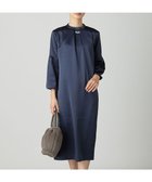 【ジェイ プレス/J.PRESS】の【洗える】ノーブルサテン ワンピース ネイビー系|ID: prp329100004686937 ipo3291000000033844405