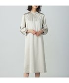 【ジェイ プレス/J.PRESS】の【洗える】ノーブルサテン ワンピース ベージュ系|ID: prp329100004686937 ipo3291000000033844406