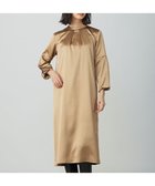 【ジェイ プレス/J.PRESS】の【洗える】ノーブルサテン ワンピース キャメル系|ID: prp329100004686937 ipo3291000000033844407