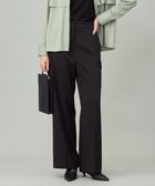 【アイシービー/iCB】の【スマートバック仕様・洗える】ストレッチダブルサテン カーゴパンツ ブラック系|ID: prp329100004686939 ipo3291000000035665647