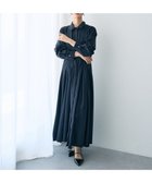 【イェッカ ヴェッカ/YECCA VECCA】のタックデザインシャツワンピース 人気、トレンドファッション・服の通販 founy(ファニー) ファッション Fashion レディースファッション Fashion for Women ワンピース Dresses シャツワンピース / 1枚で着映えコーデ Shirt Dresses ギャザー Gathered, Ruffled ツイル Twist, Twisted Detail フィット Fit, Slim Fit フレア Flare, Flared フロント Front, Front Design ポケット Pocket, Pocket Detail エレガント 上品 Elegant A/W・秋冬 Autumn/Winter 羽織 Haori, Light Jacket thumbnail Navy|ID: prp329100004686952 ipo3291000000033844503