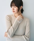 【イェッカ ヴェッカ/YECCA VECCA】の袖口シアーリブニット 人気、トレンドファッション・服の通販 founy(ファニー) ファッション Fashion レディースファッション Fashion for Women トップス・カットソー Cut & Sew Tops ニット Knit Tops & Sweaters シアー Sheer, See-Through セーター Sweater, Knitwear フィット Fit, Slim Fit フェミニン Feminine, Girly フレア Flare, Flared ポケット Pocket, Pocket Detail A/W・秋冬 Autumn/Winter thumbnail Light Beige|ID: prp329100004686953 ipo3291000000033844510