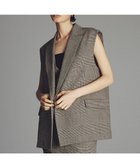 【アンクレイヴ/uncrave】のグレンチェック ジレ ブラウンチェック|ID: prp329100004686980 ipo3291000000035523702