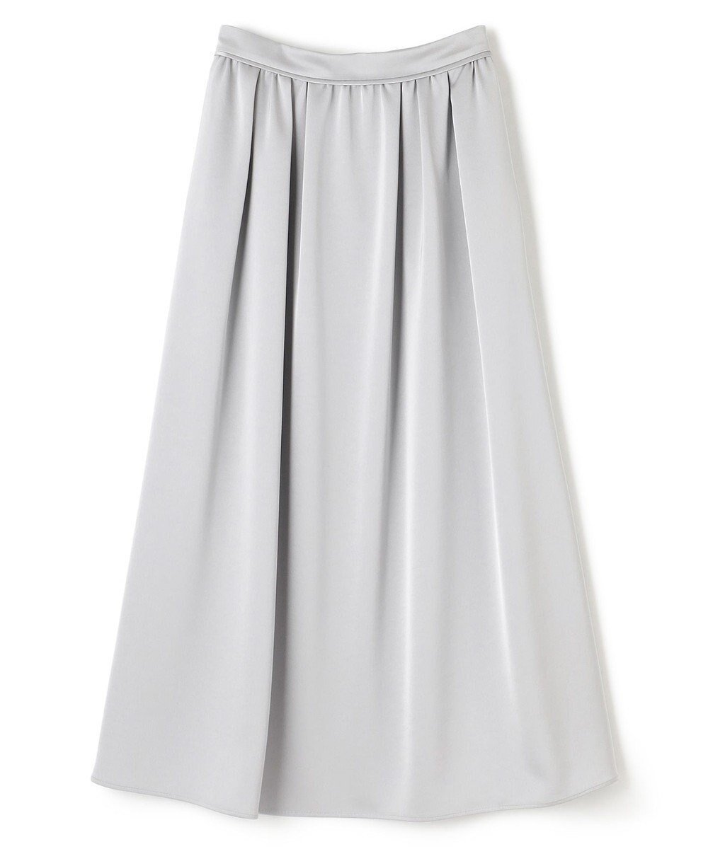 【アンクレイヴ/uncrave】のシャイニーダブルサテン フレアスカート インテリア・キッズ・メンズ・レディースファッション・服の通販 founy(ファニー) ファッション Fashion レディースファッション Fashion for Women スカート Skirts Aライン・フレアスカート A-Line & Flared Skirts ギャザー Gathered, Ruffled サテン Satin, Glossy Fabric ジャケット Jacket, Outerwear ダブル Double, Double-Breasted ドレープ Drape, Draping Fabric パイピング Piping, Trim Design フレア Flare, Flared ワイド Wide, Wide Fit ワッシャー Washer, Crinkled Finish A/W・秋冬 Autumn/Winter シルバーグレー|ID: prp329100004686983 ipo3291000000033844696