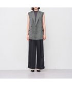 【アンクレイヴ/uncrave】の【手洗い可】シャイニーダブルサテン ワイドパンツ スレート|ID: prp329100004686985 ipo3291000000033844707