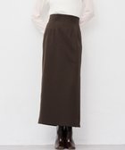 【アンクレイヴ/uncrave】のウォッシャブルウールライクツイル Iラインスカート ブラウン|ID: prp329100004686992 ipo3291000000035581067