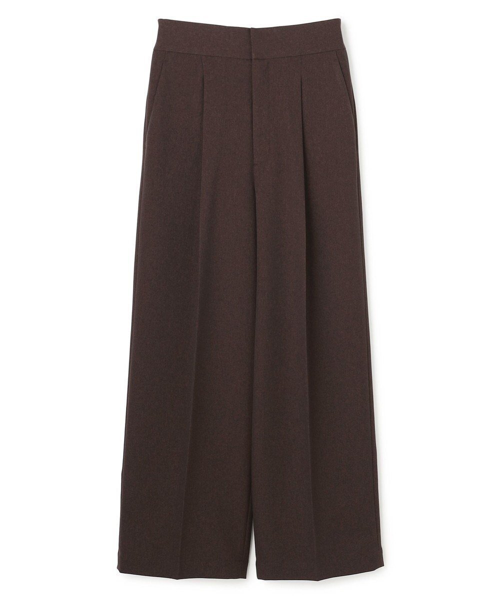 【アンクレイヴ/uncrave】の【手洗い可】ウォッシャブルウールライクツイル ワイドパンツ インテリア・キッズ・メンズ・レディースファッション・服の通販 founy(ファニー) 　ファッション　Fashion　レディースファッション　Fashion for Women　パンツ　Pants & Trousers　シャンブレー　Chambray, Denim-Like Fabric　ジャケット　Jacket, Outerwear　ストレート　Straight, Straight Cut　セットアップ　Set-Up, Coordinated Outfit　センター　Center, Center Line　ツイル　Twist, Twisted Detail　レギュラー　Regular, Standard Fit　ワイド　Wide, Wide Fit　A/W・秋冬　Autumn/Winter　おすすめ　Recommended / Our Picks　ブラウン|ID: prp329100004686995 ipo3291000000033919432