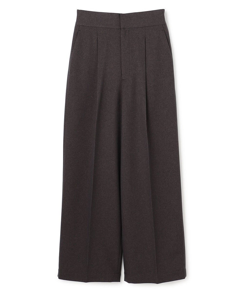 【アンクレイヴ/uncrave】の【手洗い可】ウォッシャブルウールライクツイル ワイドパンツ インテリア・キッズ・メンズ・レディースファッション・服の通販 founy(ファニー) 　ファッション　Fashion　レディースファッション　Fashion for Women　パンツ　Pants & Trousers　シャンブレー　Chambray, Denim-Like Fabric　ジャケット　Jacket, Outerwear　ストレート　Straight, Straight Cut　セットアップ　Set-Up, Coordinated Outfit　センター　Center, Center Line　ツイル　Twist, Twisted Detail　レギュラー　Regular, Standard Fit　ワイド　Wide, Wide Fit　A/W・秋冬　Autumn/Winter　おすすめ　Recommended / Our Picks　【WEB限定】グレーブラウン|ID: prp329100004686995 ipo3291000000033919433