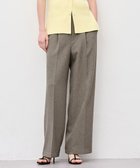 【アンクレイヴ/uncrave】の【手洗い可】ウォッシャブルウールライクツイル ワイドパンツ シャンブレーチャコール|ID: prp329100004686995 ipo3291000000034378391