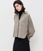 【アンクレイヴ/uncrave】のウォッシャブルウールライクツイル ドルマンシャツ 人気、トレンドファッション・服の通販 founy(ファニー) ファッション Fashion レディースファッション Fashion for Women トップス・カットソー Cut & Sew Tops シャツ・ブラウス・オフィスカジュアル Elegant Blouses & Button-Ups シャンブレー Chambray, Denim-Like Fabric ジャケット Jacket, Outerwear ツイル Twist, Twisted Detail 定番 Standard, Basic Item バランス Balance, Style Balance レギュラー Regular, Standard Fit ワイド Wide, Wide Fit A/W・秋冬 Autumn/Winter thumbnail シャンブレーチャコール|ID: prp329100004686997 ipo3291000000033844807