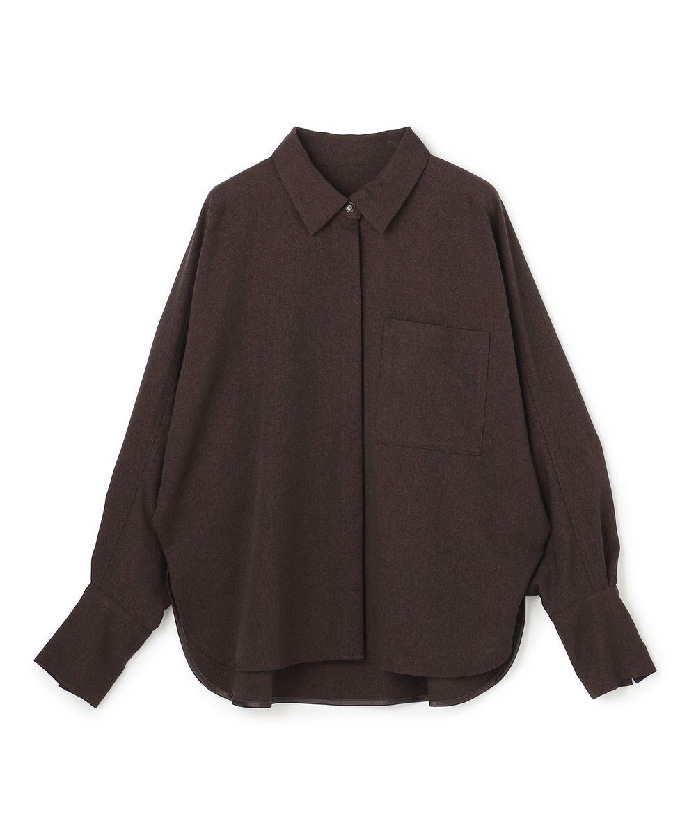 【アンクレイヴ/uncrave】のウォッシャブルウールライクツイル ドルマンシャツ 人気、トレンドファッション・服の通販 founy(ファニー) ファッション Fashion レディースファッション Fashion for Women トップス・カットソー Cut & Sew Tops シャツ・ブラウス・オフィスカジュアル Elegant Blouses & Button-Ups シャンブレー Chambray, Denim-Like Fabric ジャケット Jacket, Outerwear ツイル Twist, Twisted Detail 定番 Standard, Basic Item バランス Balance, Style Balance レギュラー Regular, Standard Fit ワイド Wide, Wide Fit A/W・秋冬 Autumn/Winter other-1|ID: prp329100004686997 ipo3291000000033919434